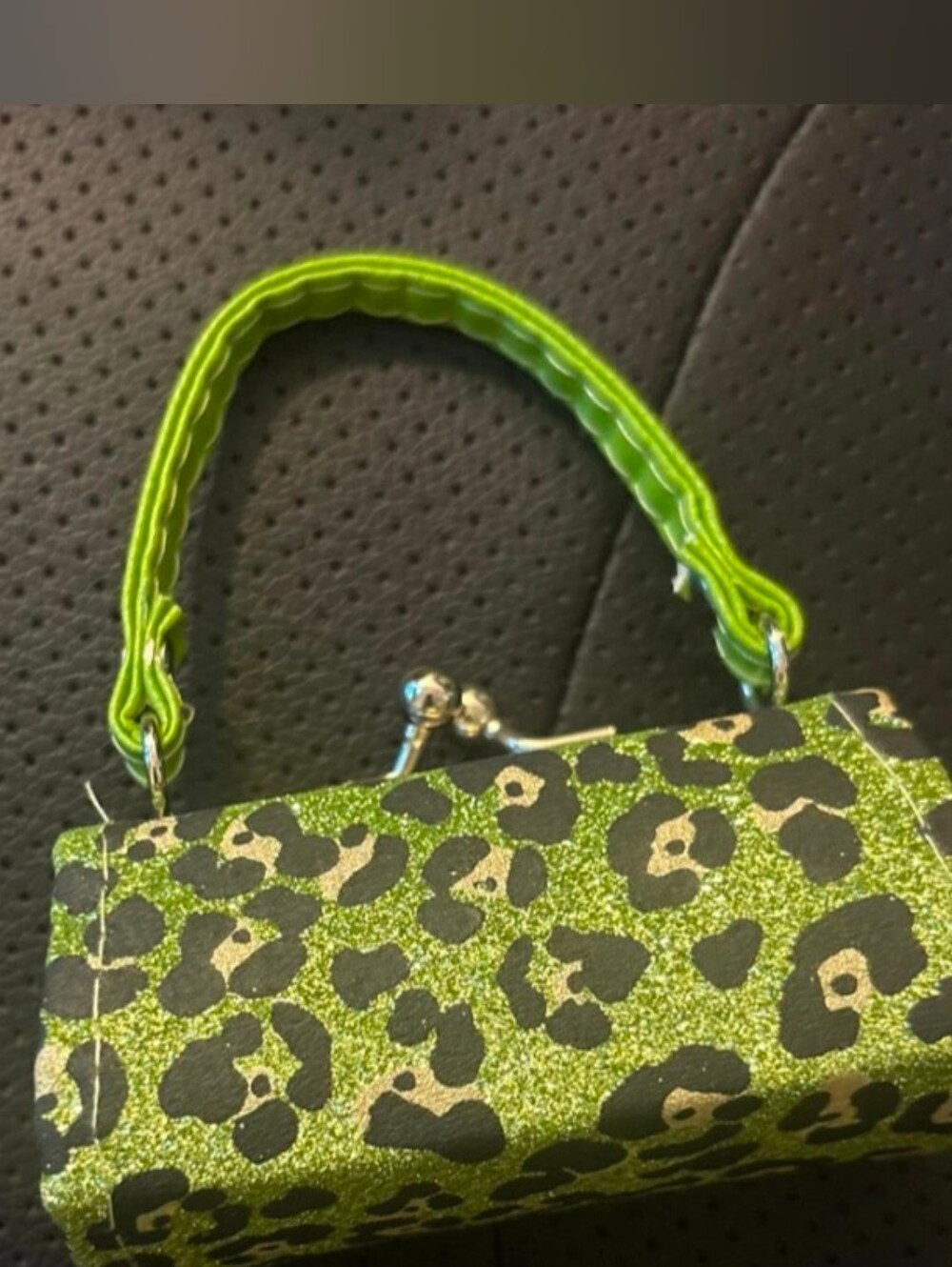 Mini Top-Handle Bag Coin Lipstick Green 🍏 Or Purple 🟣